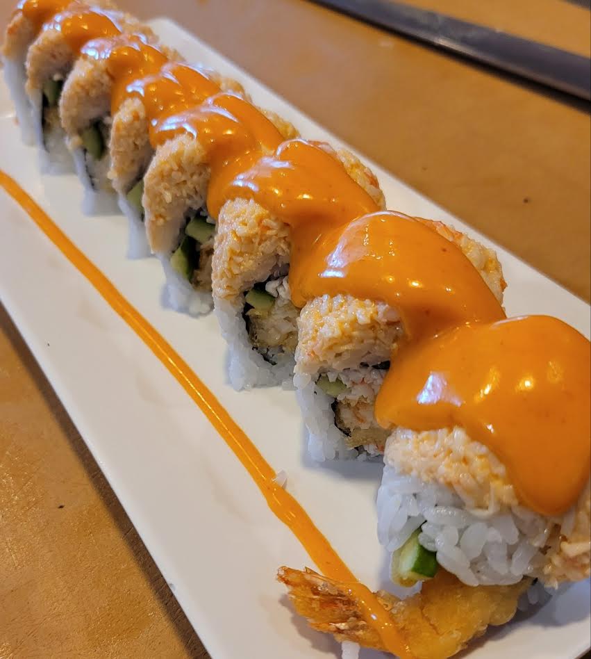 Order Flaming Joy Roll food online from Jin Sushi store, Downey on bringmethat.com