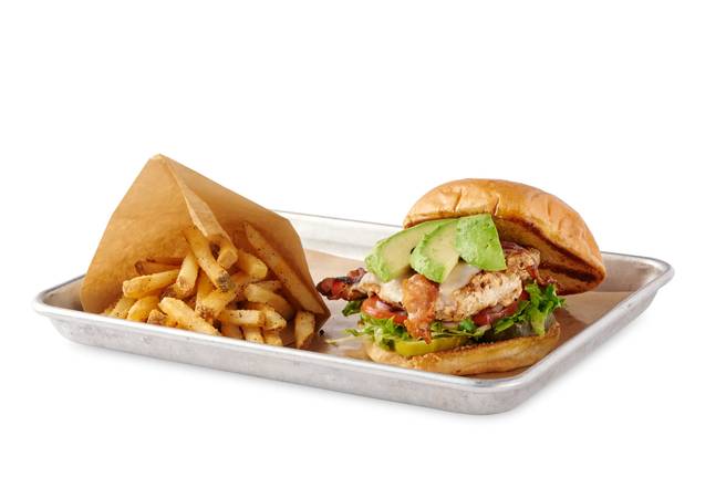 Order California Chx Sandwich food online from Boomer Jack Grill & Bar store, Fort Worth on bringmethat.com