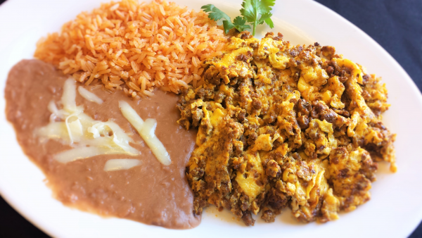 Order Scrambled Eggs with Meat food online from Los Huicholes store, Las Vegas on bringmethat.com