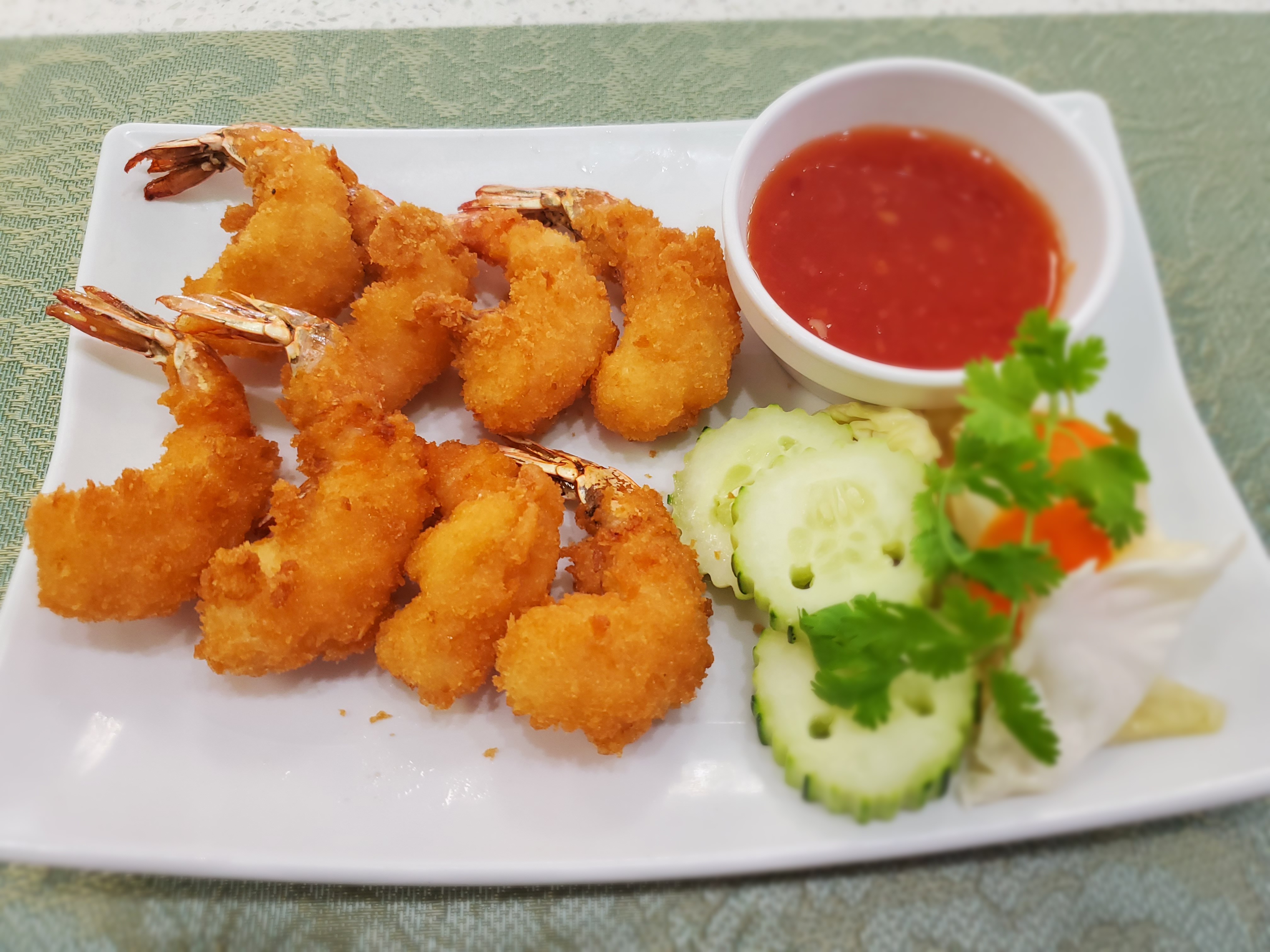 Order A6. Tempura Shrimp food online from Pho Saigon Le store, Victorville on bringmethat.com