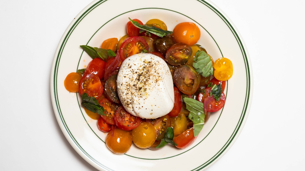 Order BURRATA CAPRESE food online from Parm store, Central Valley on bringmethat.com