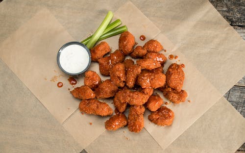 Order Boneless Wing Combo - 1/2 lb. food online from Native Grill & Wings store, Laveen Village on bringmethat.com