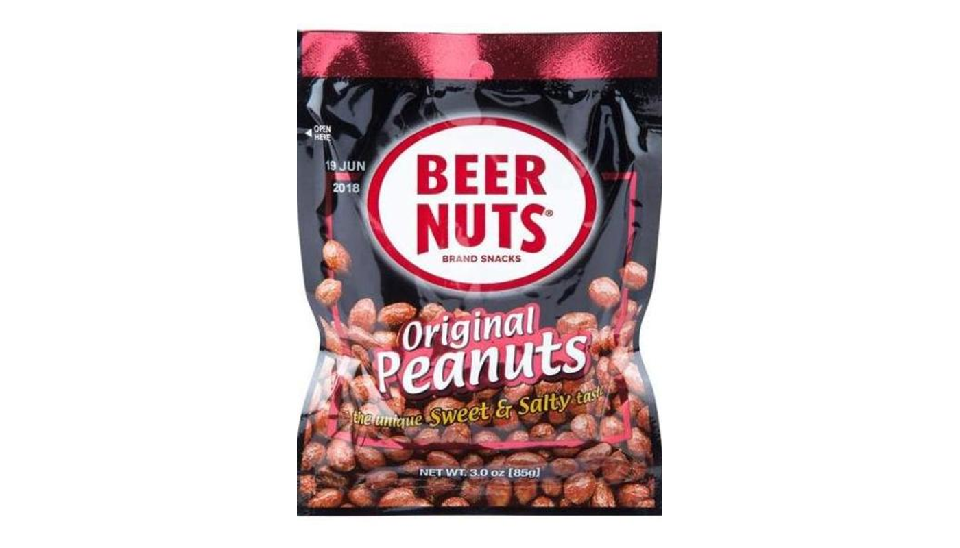 Order Beer Nuts Original Peanuts 3oz Bag food online from P & B Liquor & Fine Wine store, Long Beach on bringmethat.com