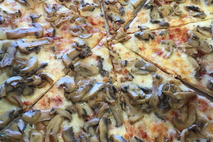 Order Mushroom Pizza food online from Italian Affair store, Bellerose on bringmethat.com