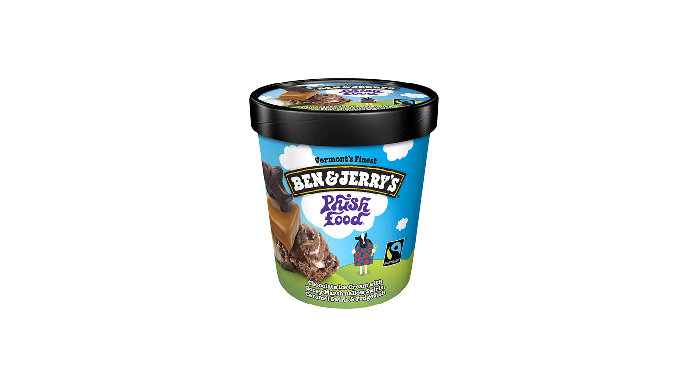 Order Ben and Jerry's Phish Food Pint food online from Extramile store, San Bernardino on bringmethat.com