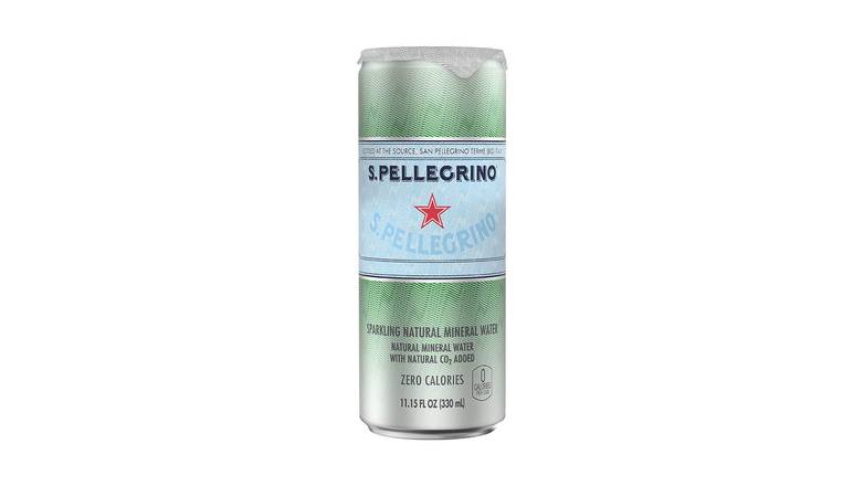 Order San Pellegrino Sparkling Natural Mineral Water food online from Trumbull Mobil store, Trumbull on bringmethat.com