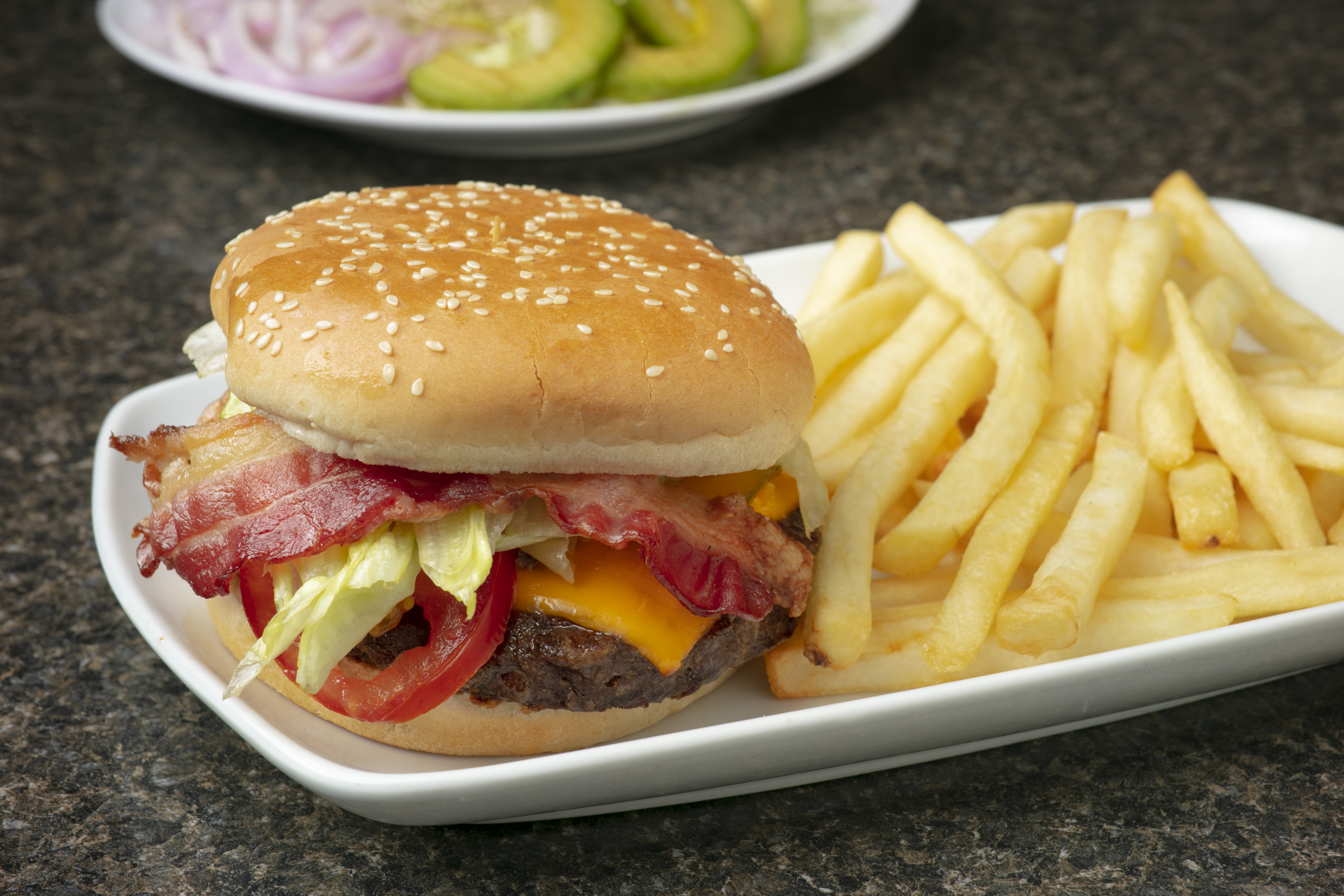 Order Bacon Cheeseburger food online from Arda's Cafe store, Los Angeles on bringmethat.com