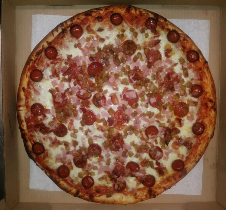 Order Meat Lovers Pizza food online from Bowl Inn store, Lackawanna on bringmethat.com