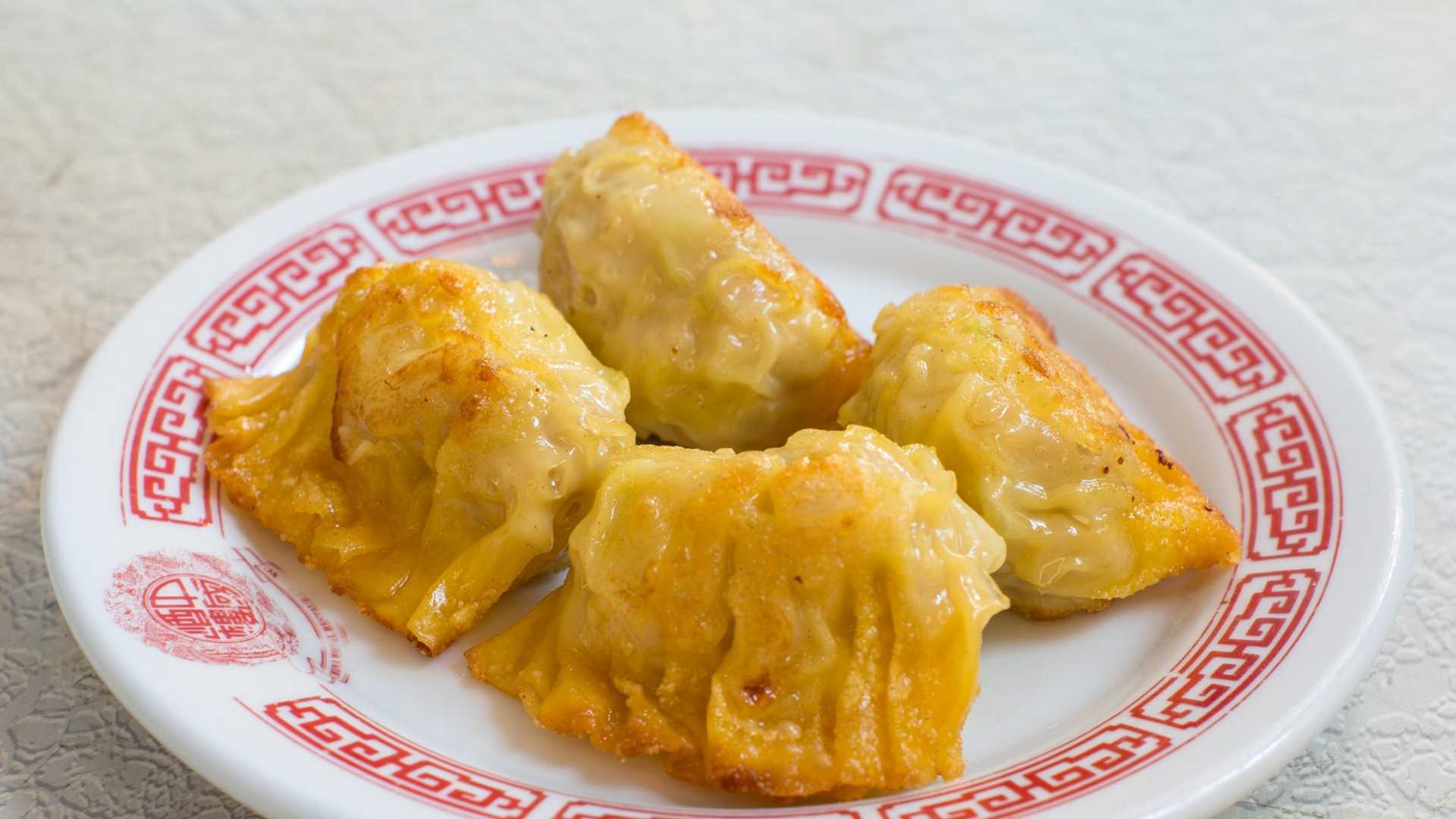Order Pan-Fried Chicken Dumplings food online from Nom Wah Nolita store, New York on bringmethat.com