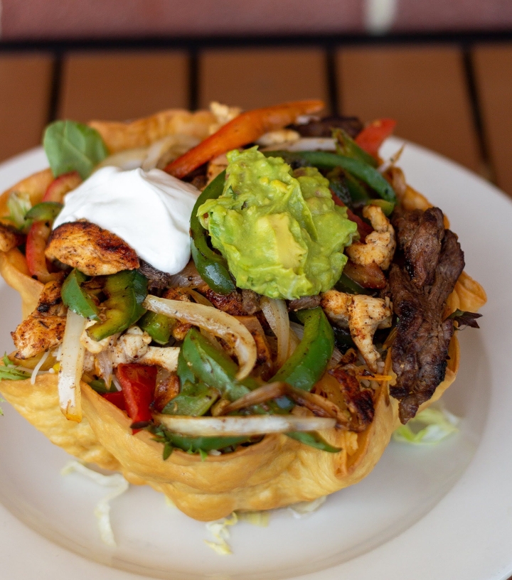 Order Taco Salad Cancun food online from Mi Lindo Cancun Grill store, Annapolis on bringmethat.com