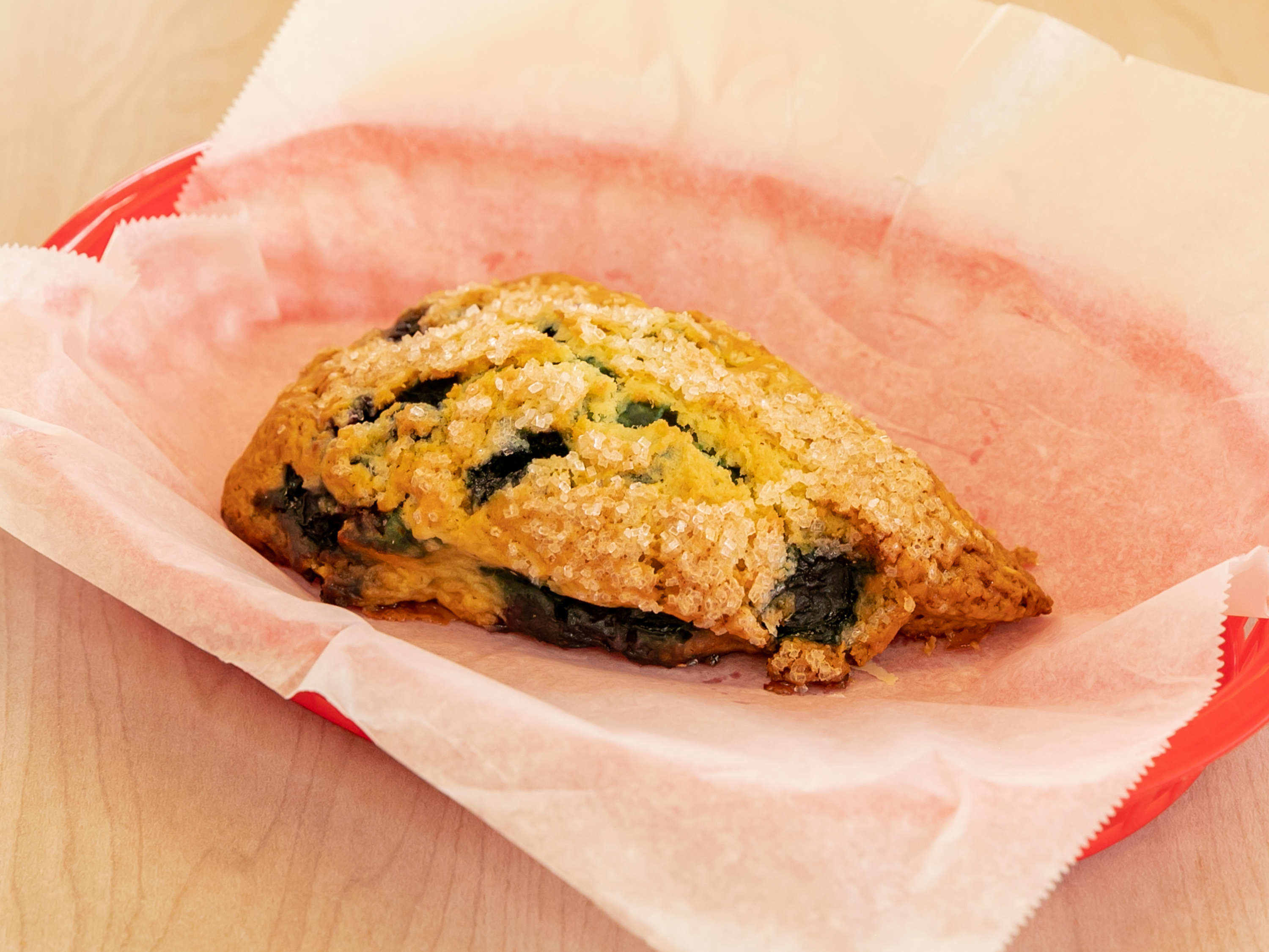 Order Blueberry Scone food online from Heavenly Donuts store, San Diego on bringmethat.com