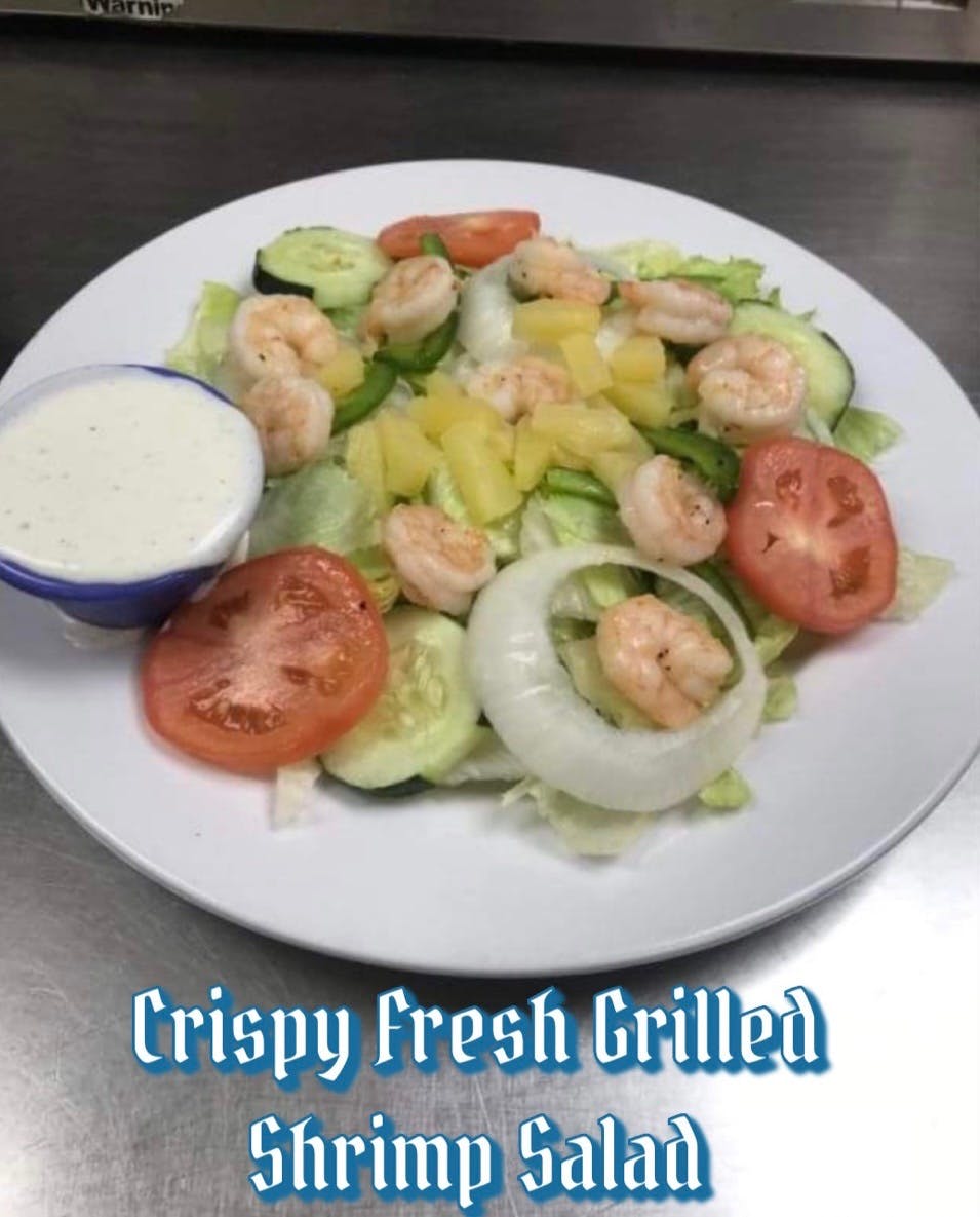 Order Grilled Shrimp Salad - Salad food online from Zeno Italian Grill store, Pembroke on bringmethat.com
