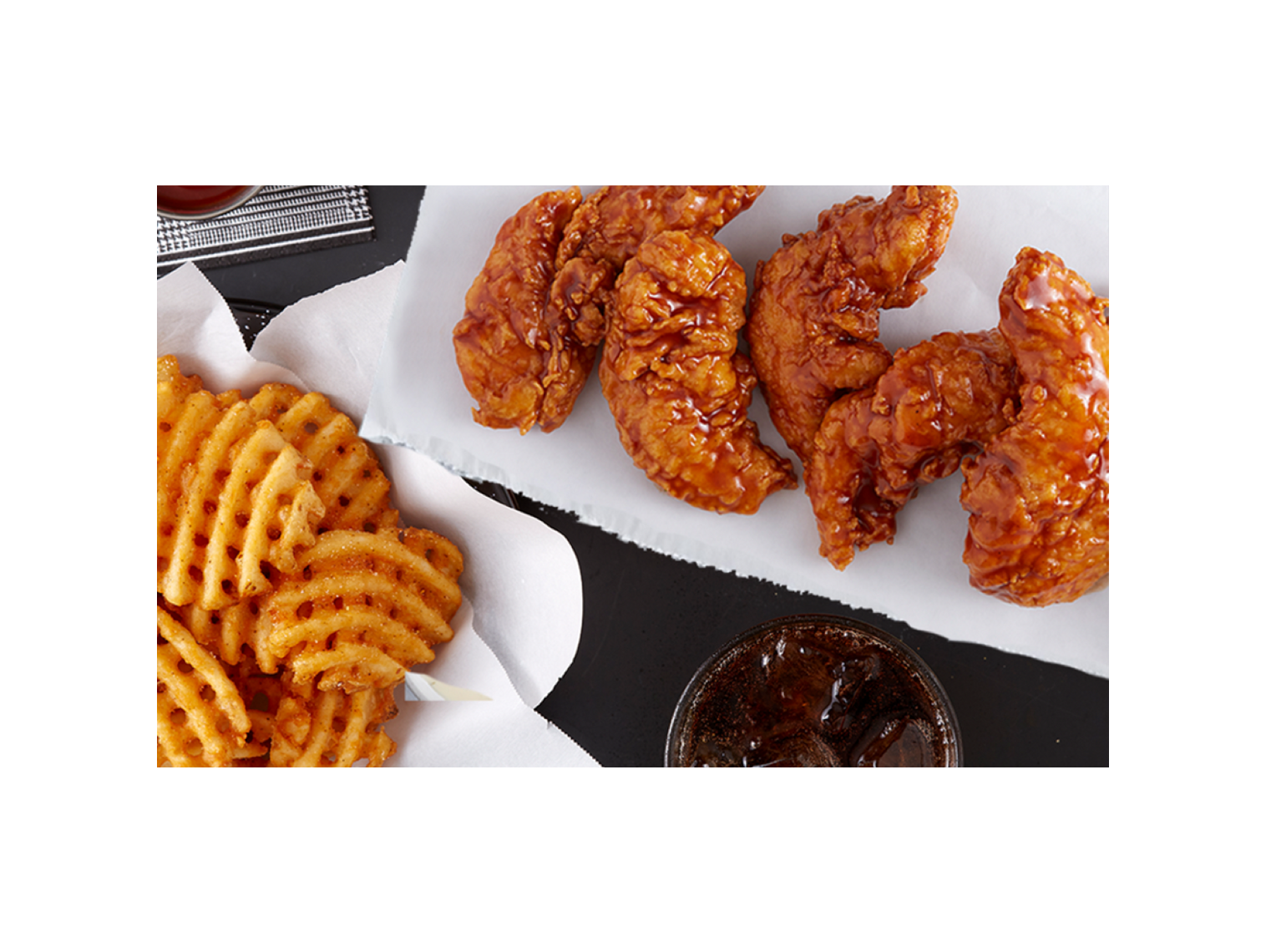 Order 6 Tender Meal food online from Wings Over store, Greenville on bringmethat.com