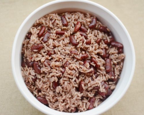 Order Rice & Peas food online from Culcha Caribbean Cuisine store, Haledon on bringmethat.com