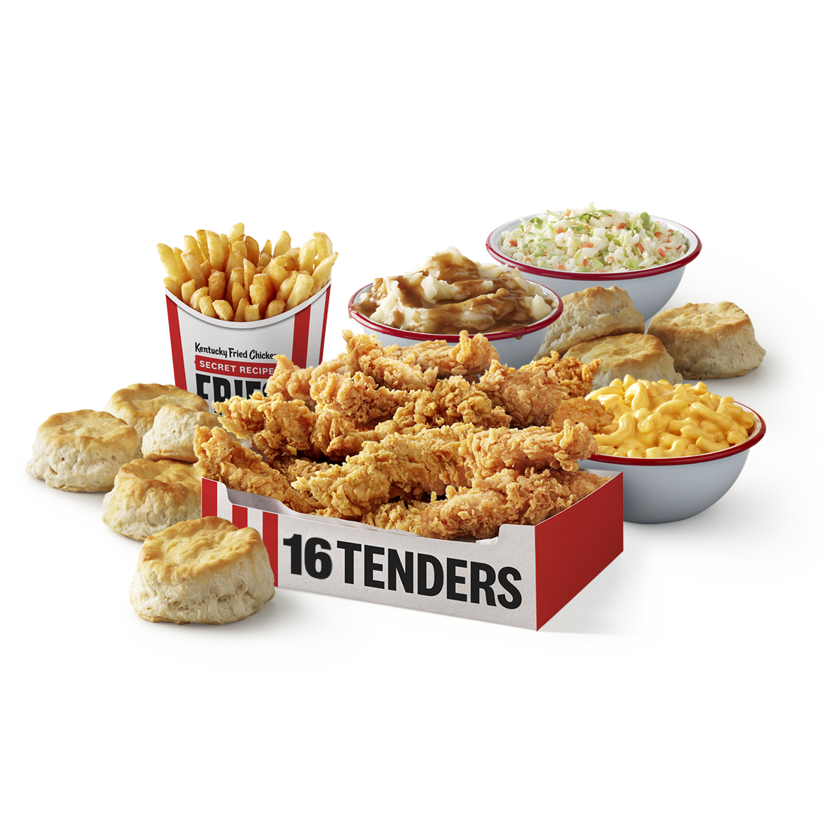 Order 16 pc. Tenders Meal with 6 FREE Cookies food online from Kfc store, Dunnellon on bringmethat.com