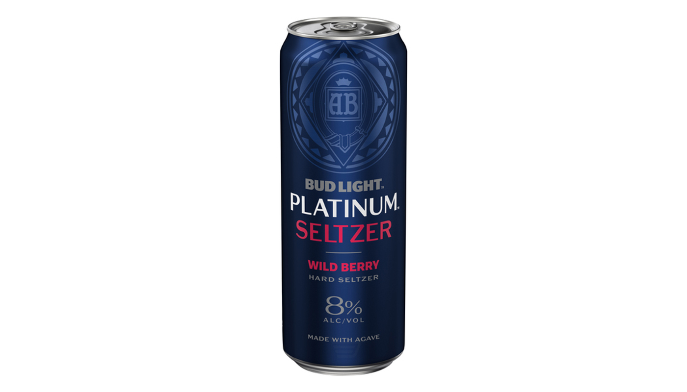 Order Bud Light Platinum Wild Berry Seltzer 25oz Can food online from Circus Liquor store, Los Angeles on bringmethat.com