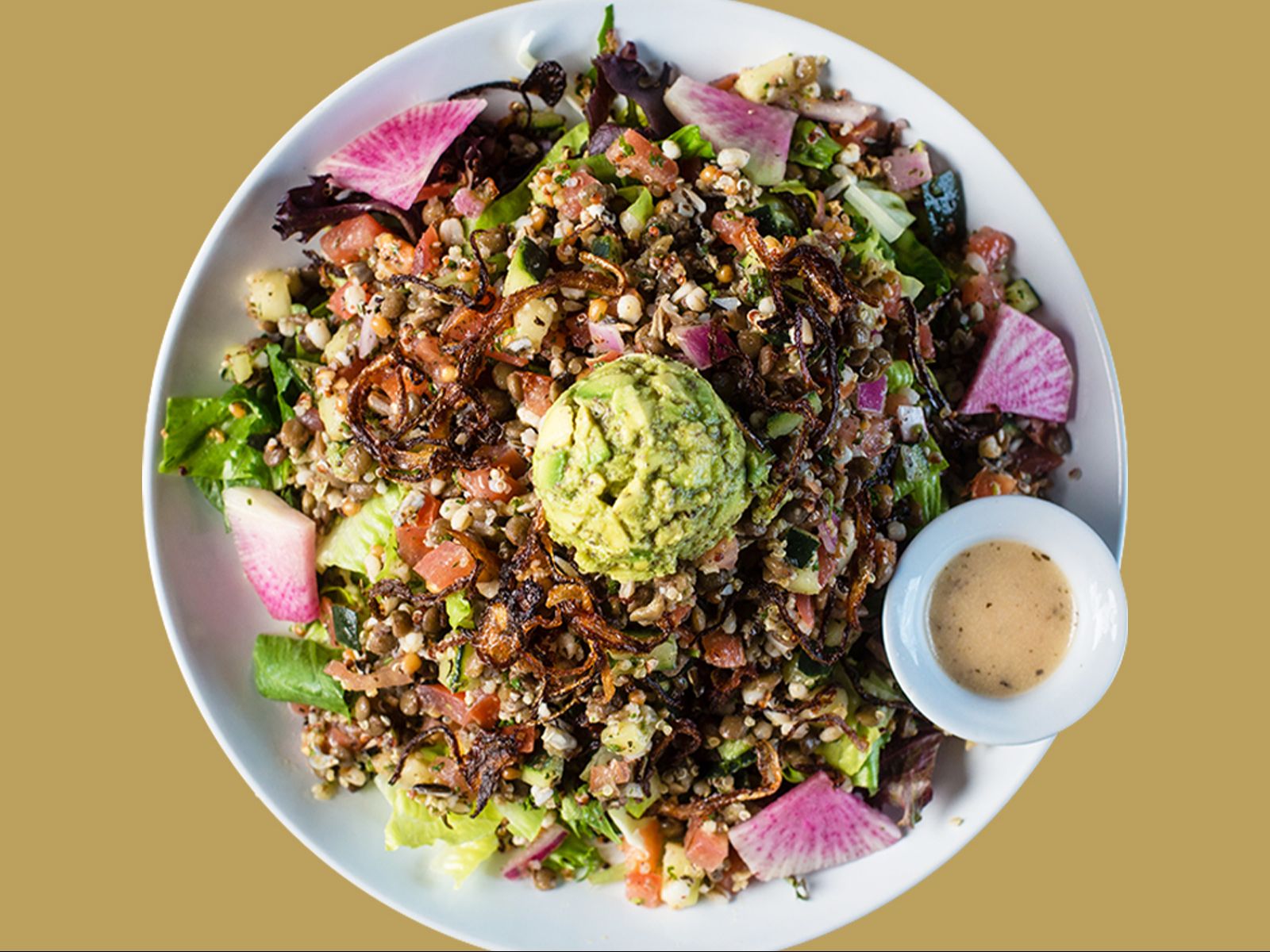 Order Superfoods Ancient Grains Salad food online from Micheline Pita House store, Solana Beach on bringmethat.com