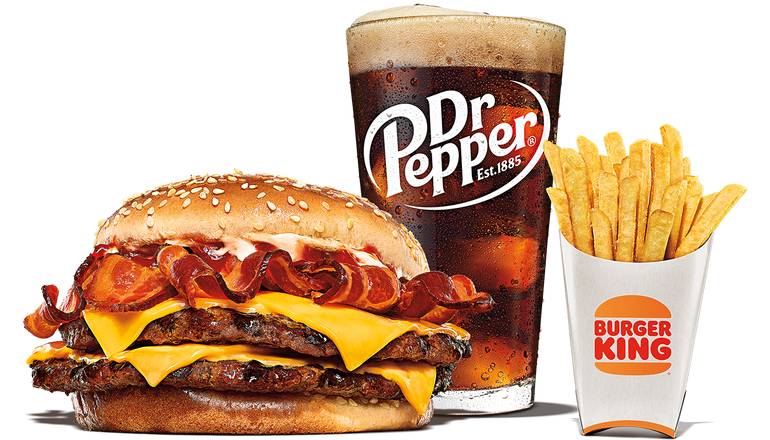 Order Bacon King Combo Medium food online from Burger King 29031 store, Fairport on bringmethat.com