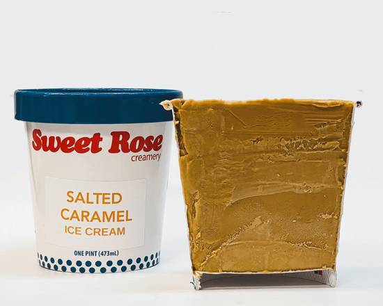 Order Salted Caramel Ice Cream Pint food online from Sweet Rose store, Santa Monica on bringmethat.com
