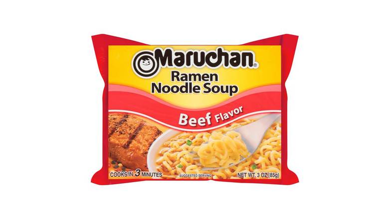 Order Maruchan Beef Flavor Ramen Noodle Soup food online from Anderson Convenience Markets #140 store, Omaha on bringmethat.com