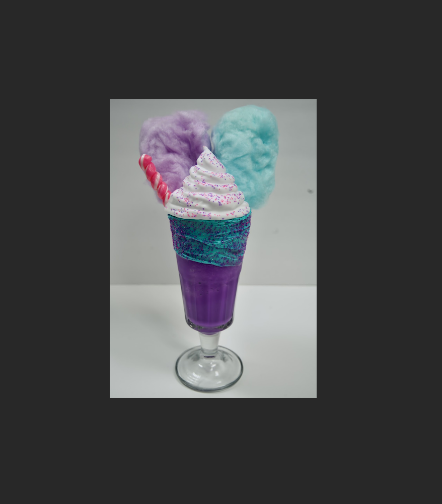 Order Cotton Candy Crusher food online from Lucy's Waffles & Ice Cream store, Las Vegas on bringmethat.com