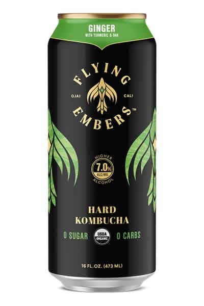 Order flying embers kombucha (can) food online from Make Pizza+Salad store, San Diego on bringmethat.com