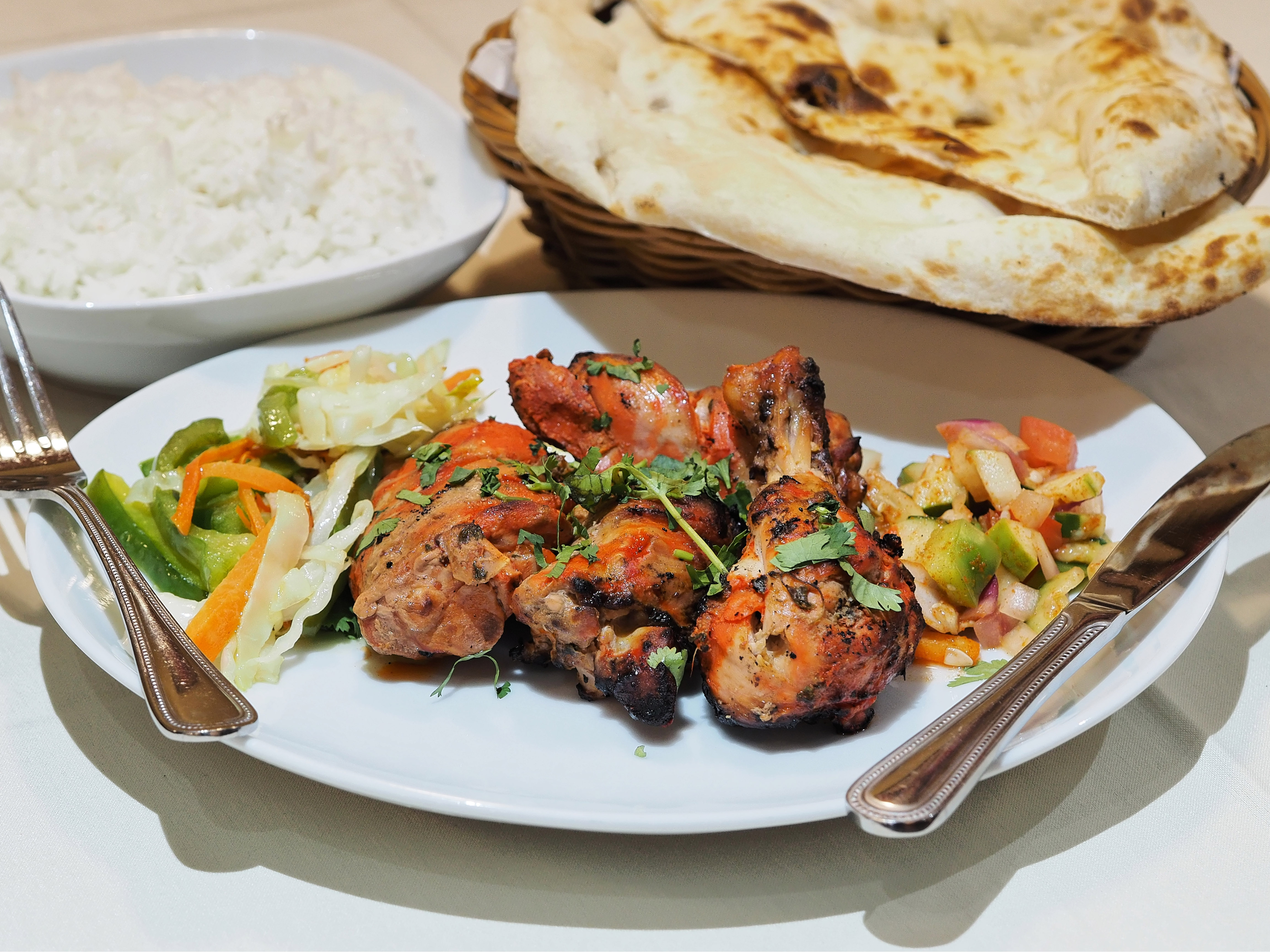 Order Tandoori Chicken food online from Saffron Indian Cuisine store, Rockville on bringmethat.com