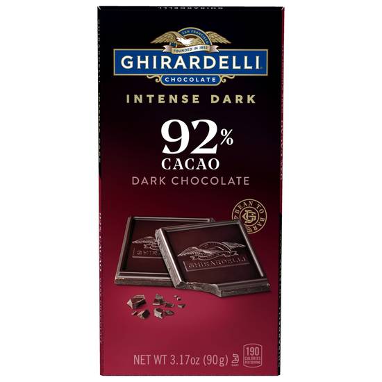 Order Ghirardelli Intense Dark 92% Cacao Dark Chocolate, 3.17 OZ food online from Cvs store, AURORA on bringmethat.com