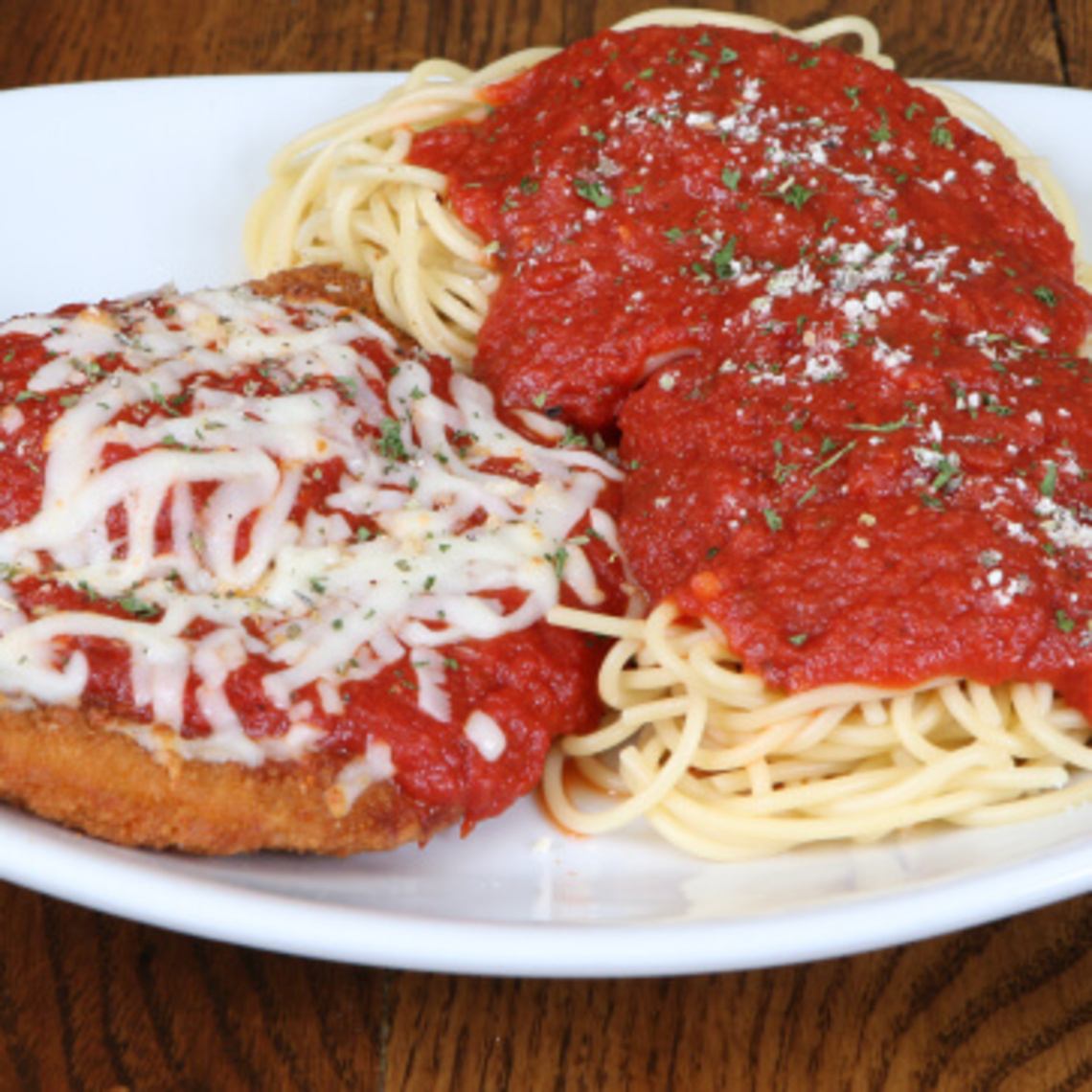 Order Chicken Parmigiana food online from Tony's Pizza store, Hickory on bringmethat.com