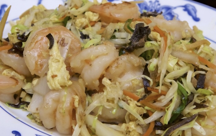Order Moo Shu Shrimp food online from Orient House Chinese Restaurant store, Madison on bringmethat.com
