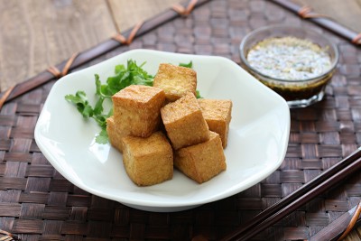 Order A10. Fried Tofu (6pcs) food online from Pho Vieng store, Fort Worth on bringmethat.com