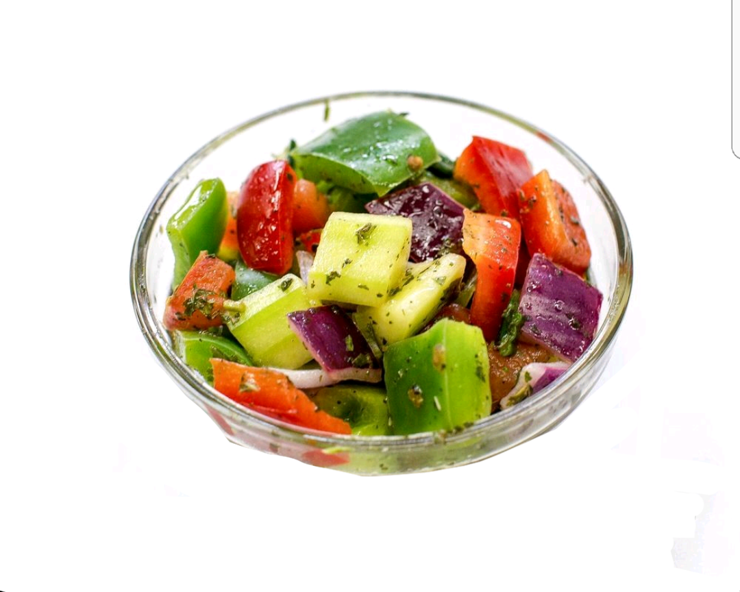 Order 16 oz. House Salad food online from Inshallah Mediterranean Cuisine store, Daly City on bringmethat.com