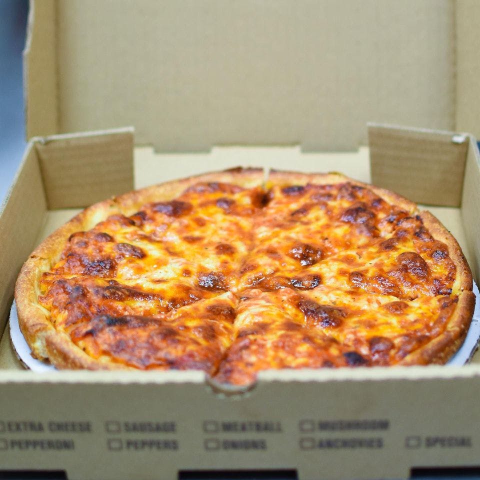 Order Gluten Free Cheese Pizza - Small 10" food online from Johnny's Pizza store, Brooklyn on bringmethat.com