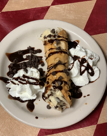 Order Cannoli with Homemade Chocolate Chip Cookie Dough Filling food online from Peluso's Italian store, Columbus on bringmethat.com