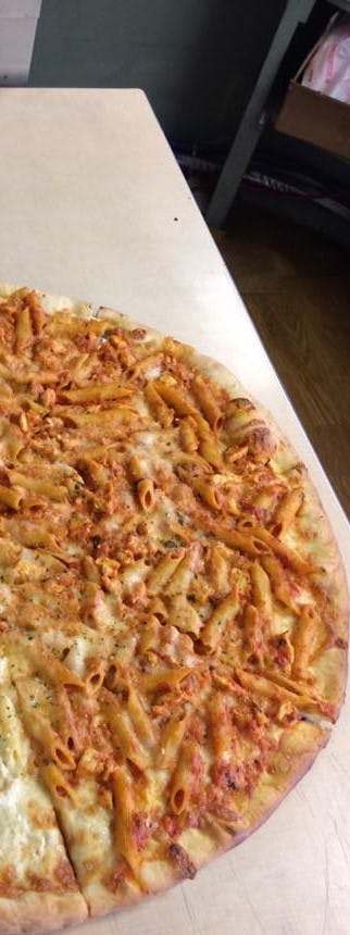 Order Penne Alla Vodka Pizza - Personal (8 Slices) food online from 4 Brothers Pizzeria & Restaurant store, Greenwood Lake on bringmethat.com