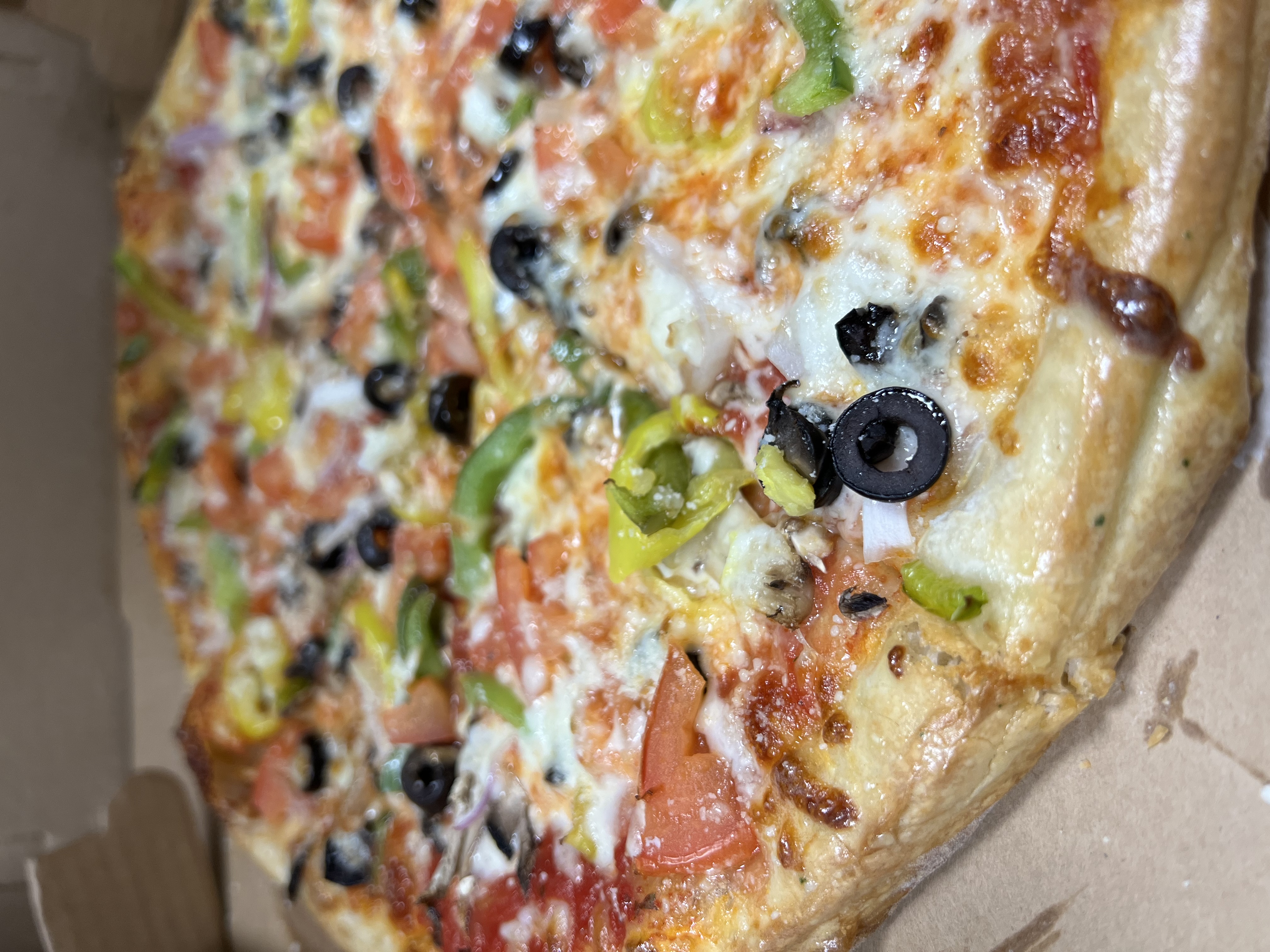 Order Veggie Pizza food online from Downtown Pizza store, Blacksburg on bringmethat.com
