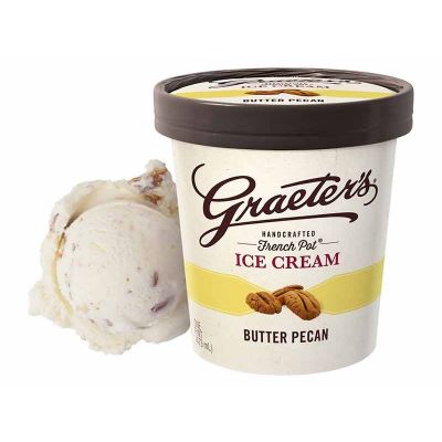 Order Butter Pecan - Pint food online from Graeter Ice Cream store, Cincinnati on bringmethat.com