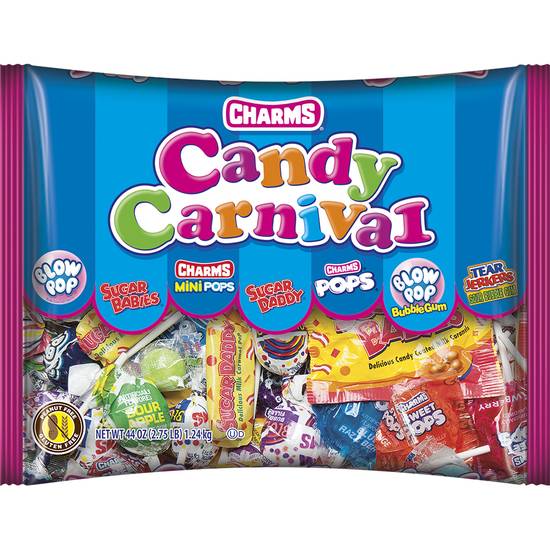 Order Charms Candy Carnival Variety Bag - 44 oz food online from Rite Aid store, NEWARK on bringmethat.com
