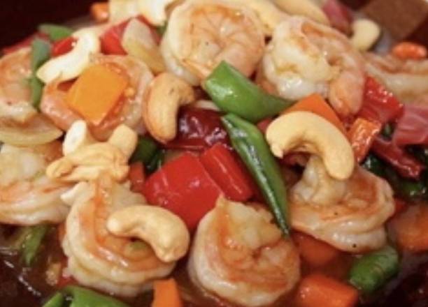 Order Shrimp with Cashew Nut food online from Lucky Buddha store, Atlanta on bringmethat.com