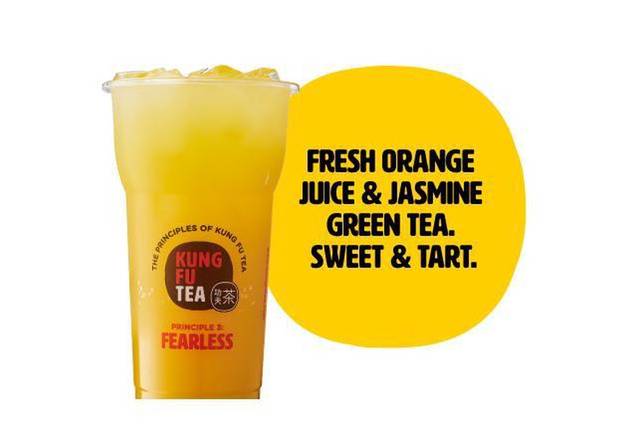 Order Orange Green Tea food online from Kung Fu Tea store, Germantown on bringmethat.com