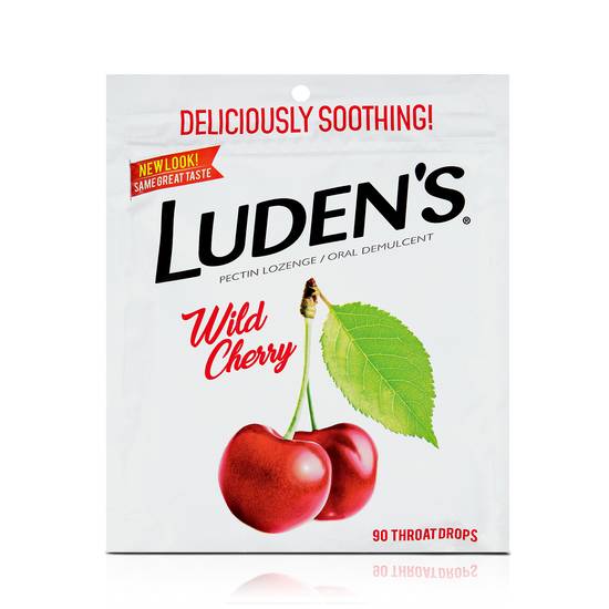 Order Ludens Throat Drops Wild Cherry (90 ct) food online from Rite Aid store, PITTSBURGH on bringmethat.com