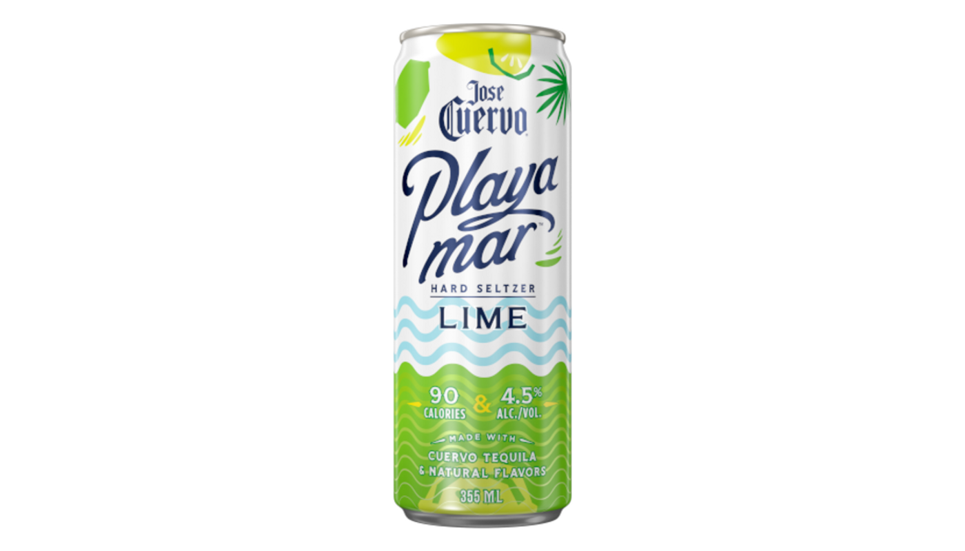 Order Jose Cuervo Playamar Tequila Seltzer Lime 355ml Can food online from Plaza Market store, Baldwin Park on bringmethat.com