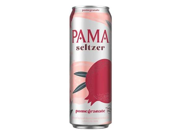 Order Pama Pomegranate Seltzer - 4x 12oz Cans food online from Jacob's Liquor store, Sachse on bringmethat.com