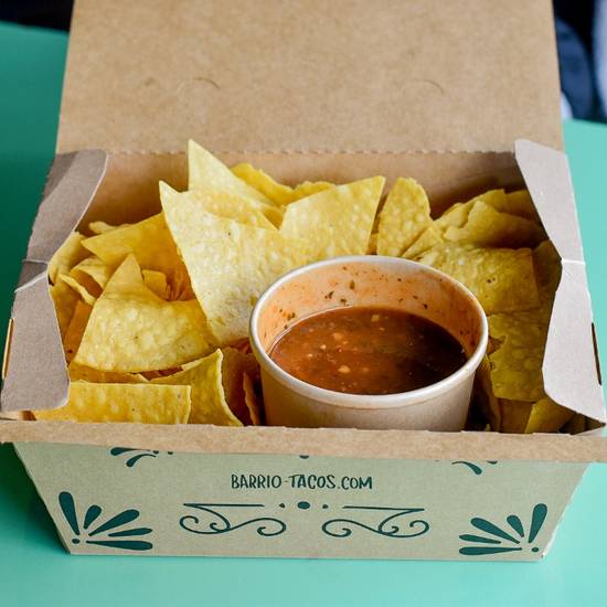 Order Salsa Roja + Chips food online from Barrio store, Cleveland Heights on bringmethat.com