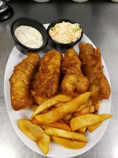 Order Fish ＆ Chips food online from Burger District store, Arlington on bringmethat.com