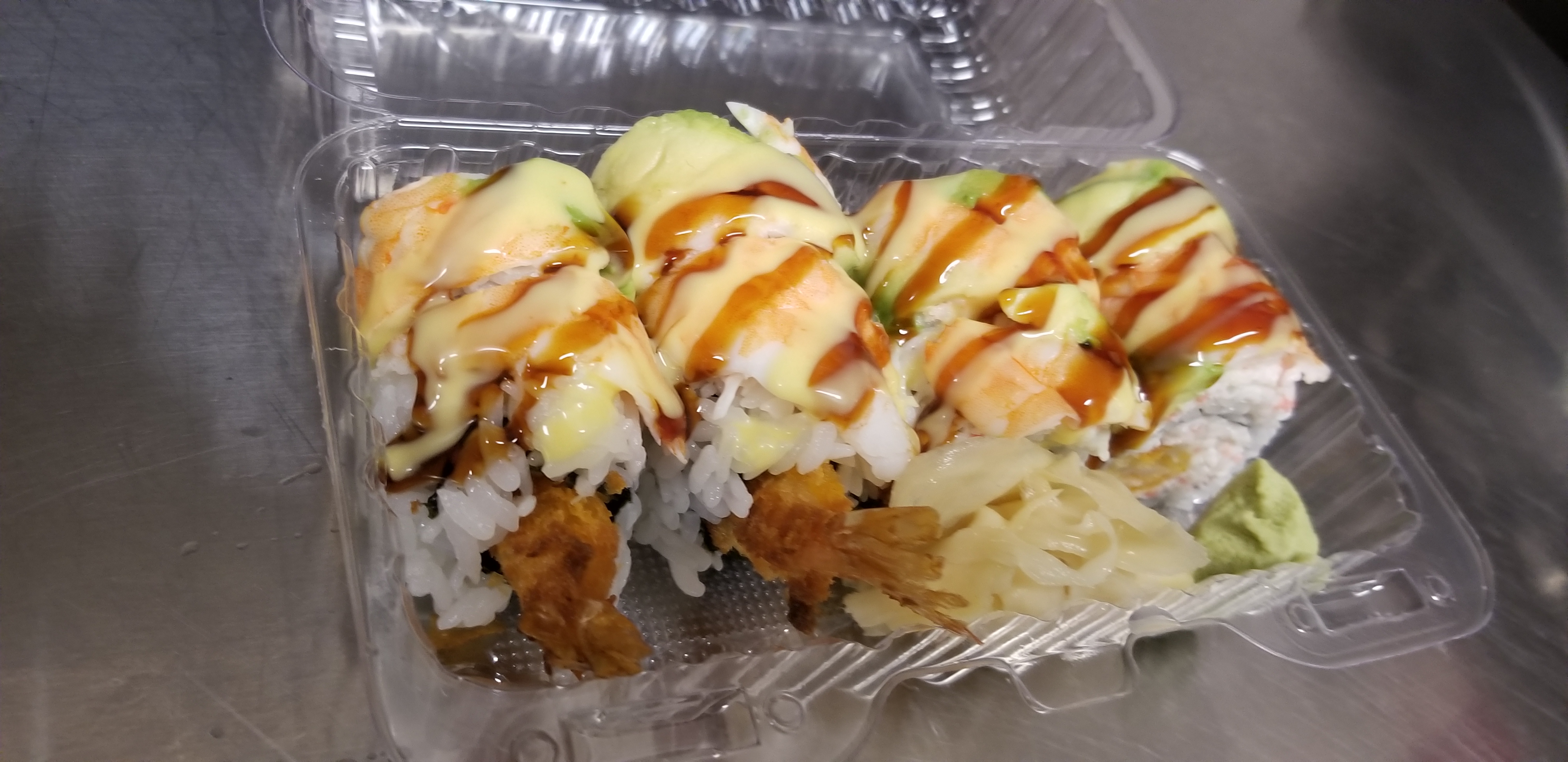 Order Tiger Shrimp Roll food online from Cu Sushi store, Salinas on bringmethat.com