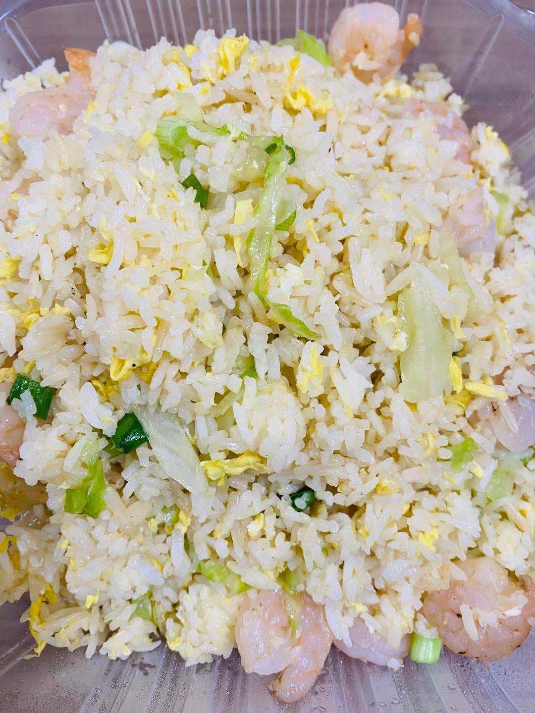 Order Shrimp Fried Rice   蝦炒飯 food online from Dim Sum Club store, San Francisco on bringmethat.com