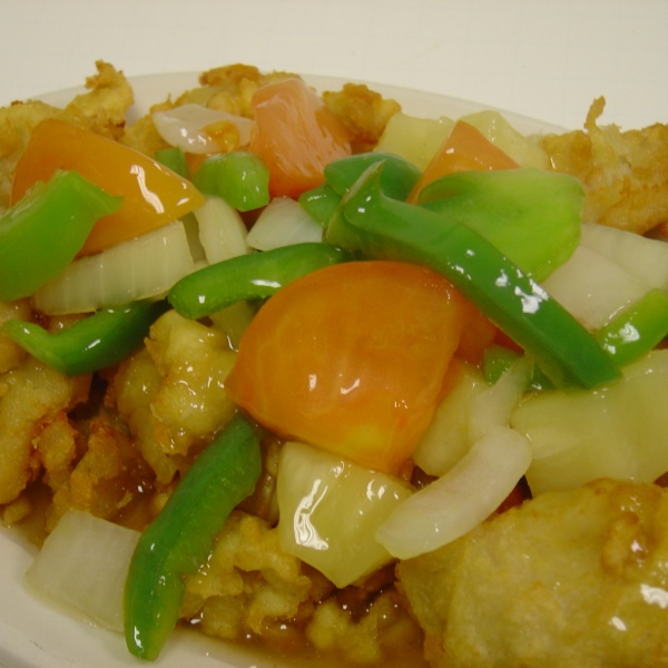Order Sweet and Sour Chicken food online from Happy Elephant Thai Cuisine store, Elk Grove Village on bringmethat.com