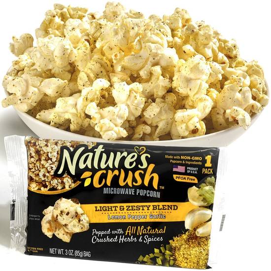 Order Nature's Crush Popcorn Light & Zesty Blend food online from IV Deli Mart store, Goleta on bringmethat.com