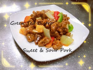 Order 33. Sweet & Sour Pork  甜酸肉 food online from Green Tea Bistro store, Mesa on bringmethat.com